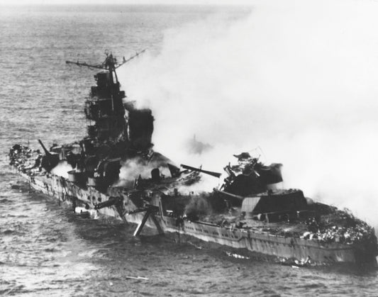 Battle Of Midway Mikuma Sinking Ww2 Wwii Poster Picture Photo Print Banner  Conversationprints