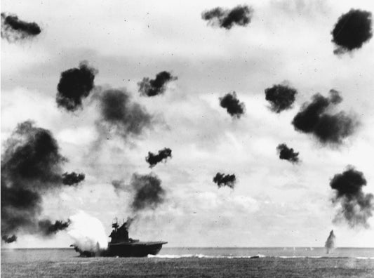 Battle Of Midway Uss Yorktown Torpedo Poster Picture Photo Print Banner  Conversationprints