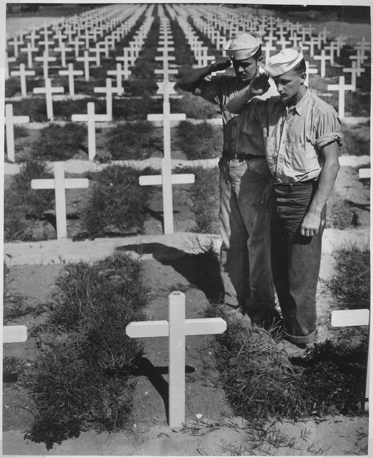 Battle Of Okinawa Cemetary Crosses Ww2 Poster Picture Photo Print Banner  Conversationprints