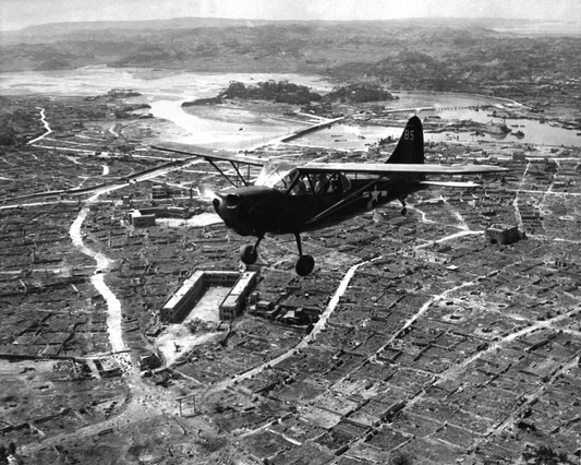 Battle Of Okinawa Stinson Oy-1 Fly Over Poster Picture Photo Print Banner  Conversationprints