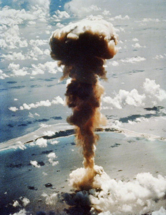 Bikini Atoll Nuclear Bomb Test Glossy Poster Picture Photo Print Banner  Conversationprints
