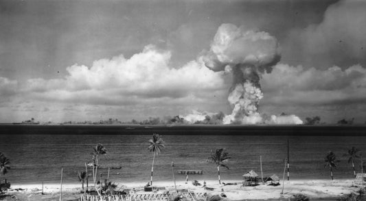 Bikini Atoll Nuclear Bomb Testing Glossy Poster Picture Photo Print Banner  Conversationprints