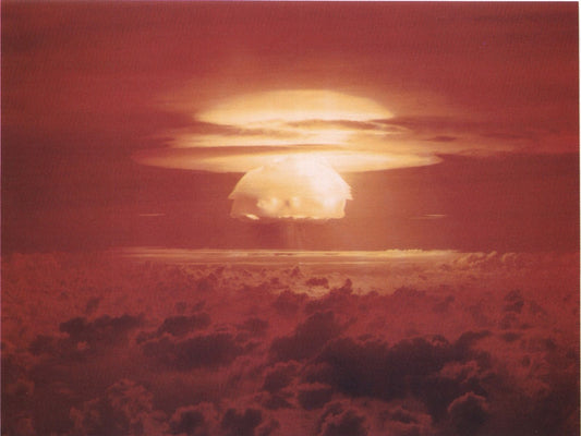 Castle Bravo Blast Test Bomb Glossy Poster Picture Photo Print Banner  Conversationprints