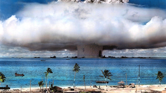 Bikini Atoll Atomic Bomb Test In Color Poster Picture Photo Print Banner  Conversationprints