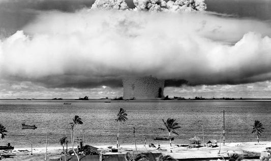 Bikini Atoll A Bomb Marhsall Islands Poster Picture Photo Print Banner  Conversationprints