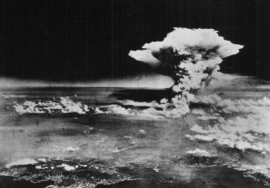 Hiroshima Atomic Bomb Cloud Glossy Poster Picture Photo Print Banner  Conversationprints