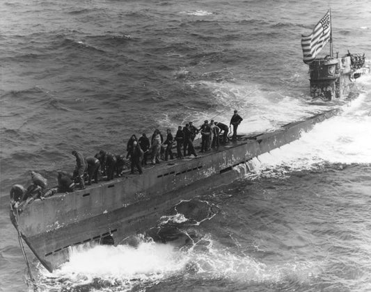 Captured German Submarine U-505 Glossy Poster Picture Photo Print Banner  Conversationprints
