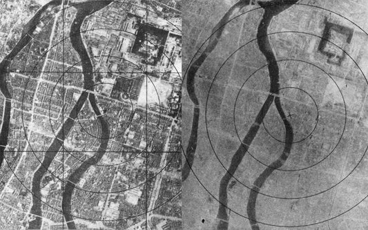 Hiroshima Aerial View Before & After Poster Picture Photo Print Banner  Conversationprints
