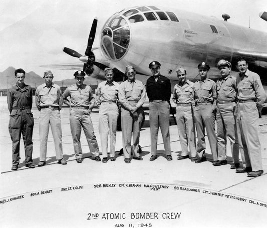 Bockscar Crew Fat Man Atomic Bomb Glossy Poster Picture Photo Print Banner  Conversationprints