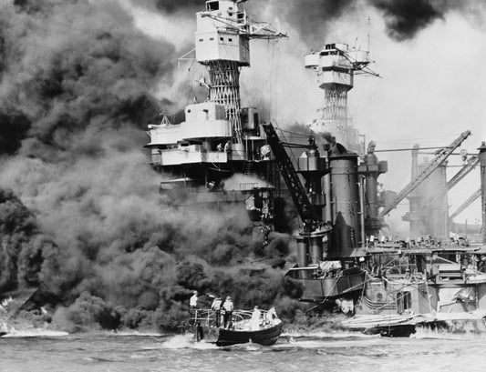 Pearl Harbor Uss West Virginia Glossy Poster Picture Photo Print Banner  Conversationprints