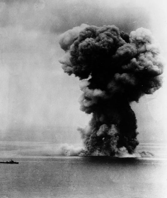 Japanese Battleship Yamato Explosion Poster Picture Photo Print Banner  Conversationprints