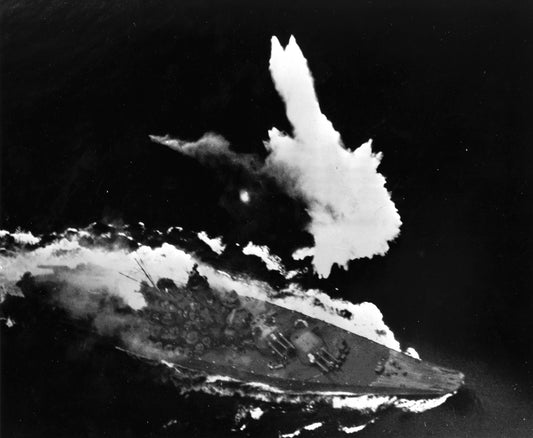 Yamato Ship Under Attack East China Sea Poster Picture Photo Print Banner  Conversationprints