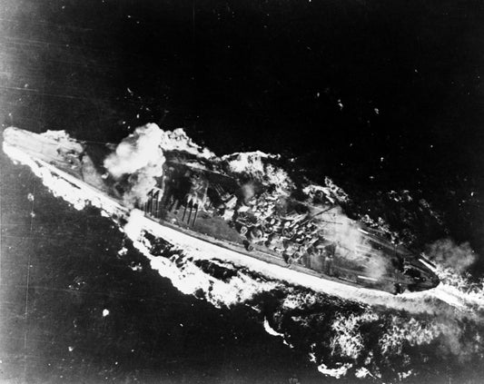 Bombed Yamato Battle Of Sibuyan Sea Poster Picture Photo Print Banner  Conversationprints
