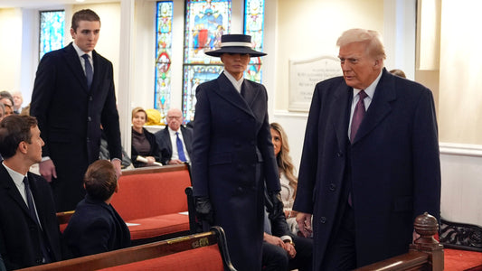 Trump Barron 2025 Inauguration Glossy Poster Picture Photo Print Banner  Conversationprints