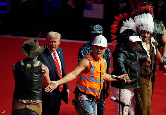 Donald Trump Village People 2025 Glossy Poster Picture Photo Print Banner  Conversationprints