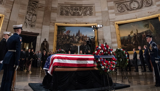 George Bush Sr Casket Rotunda Glossy Poster Picture Photo Print Banner  Conversationprints