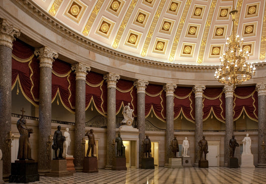 Ntl Statuary Hall Us Capitol Building Dc Poster Picture Photo Print Banner  Conversationprints