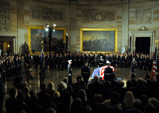 Gerald Ford Casket Rotunda Glossy Poster Picture Photo Print Banner  Conversationprints