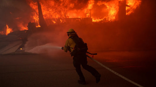 California Wildfires 2025 Firefighter Poster Picture Photo Print Banner  Conversationprints