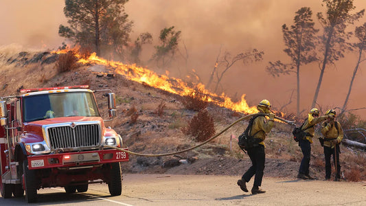 California Wildfires 2025 Firetruck Poster Picture Photo Print Banner  Conversationprints
