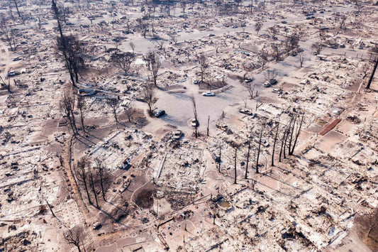 California Wildfires 2025 After Glossy Poster Picture Photo Print Banner  Conversationprints
