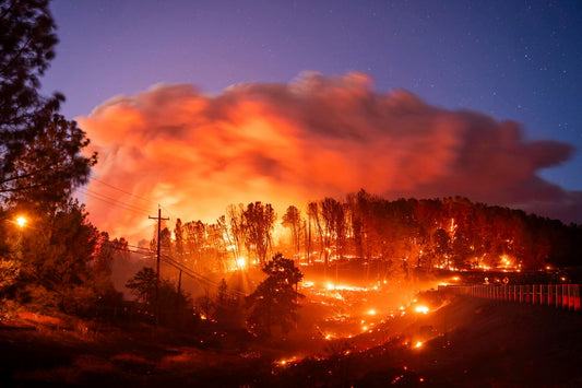 California Wildfires 2025 Smoke Cloud Poster Picture Photo Print Banner  Conversationprints
