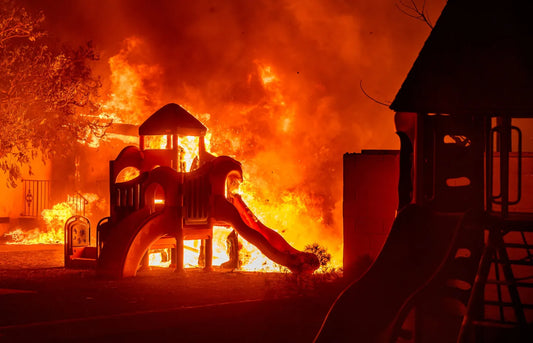 California Wildfires 2025 Playset Glossy Poster Picture Photo Print Banner  Conversationprints