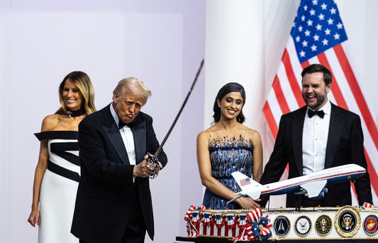 Trump Sword Inauguration Ball Glossy Poster Picture Photo Print Banner  Conversationprints