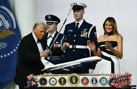 Trump Sword Inauguration Ball Cake Poster Picture Photo Print Banner  Conversationprints