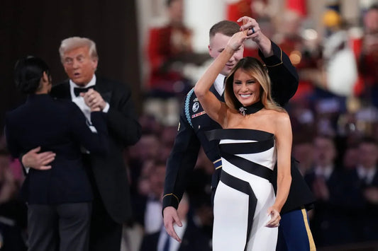 Melania Trump Soldier Dance Ball Poster Picture Photo Print Banner  Conversationprints