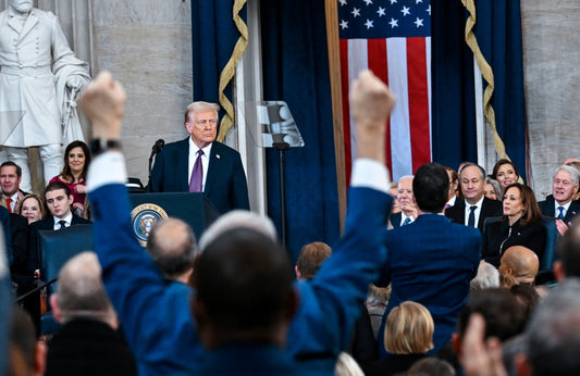 Arms Raised Trump Inauguration Glossy Poster Picture Photo Print Banner  Conversationprints