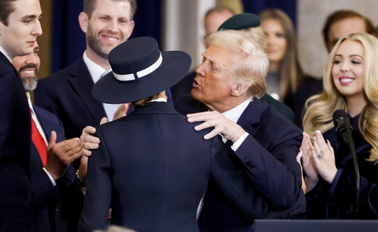 Trump Kissing Melania 2025 Glossy Poster Picture Photo Print Banner  Conversationprints