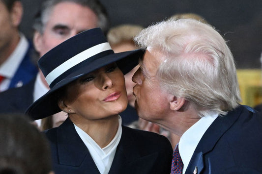 Trump Kissing Melania Inauguration 2025 Poster Picture Photo Print Banner  Conversationprints