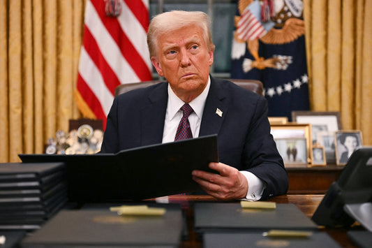 Trump Signing Executive Order 2025 Poster Picture Photo Print Banner  Conversationprints