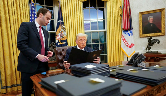 Trump Signs Executive Orders 2025 Glossy Poster Picture Photo Print Banner  Conversationprints