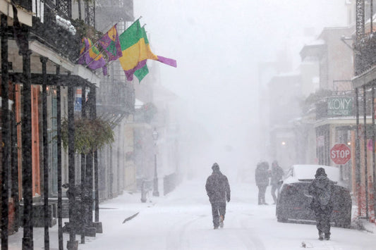 New Orleans Snow Nola Glossy Poster Picture Photo Print Banner  Conversationprints