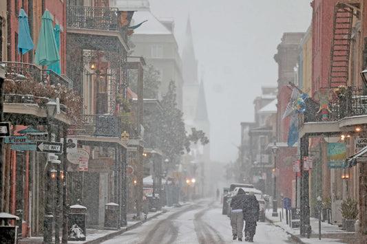 New Orleans Snow 2025 Usa Glossy Poster Picture Photo Print Banner  Conversationprints