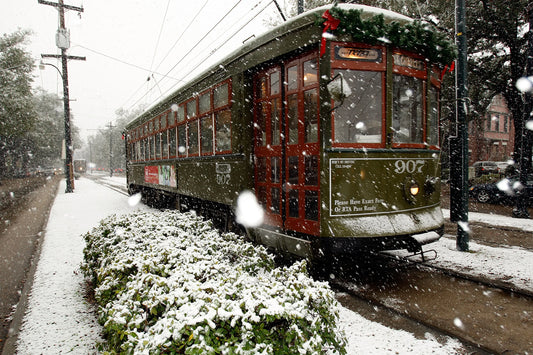 New Orleans Snow Train 2025 Glossy Poster Picture Photo Print Banner  Conversationprints