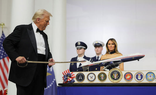 Trump Cutting Cake Sword Usa Inaug 2025 Poster Picture Photo Print Banner  Conversationprints