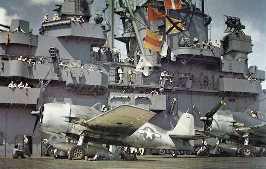 F6F-3 Hellcats Aboard Uss Yorktown Poster Picture Photo Print Banner  Conversationprints