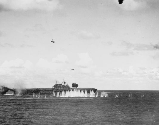 Attack On Uss Hornet Santa Cruz Islands Poster Picture Photo Print Banner  Conversationprints