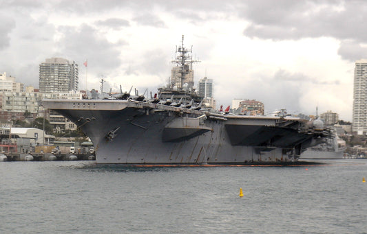 Uss Kitty Hawk Navy Ship Sydney Glossy Poster Picture Photo Print Banner  Conversationprints