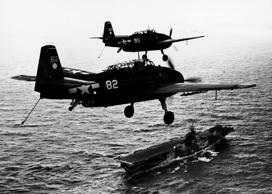 Tbf Avengers Of Vt-2 Uss Hornet Glossy Poster Picture Photo Print Banner  Conversationprints