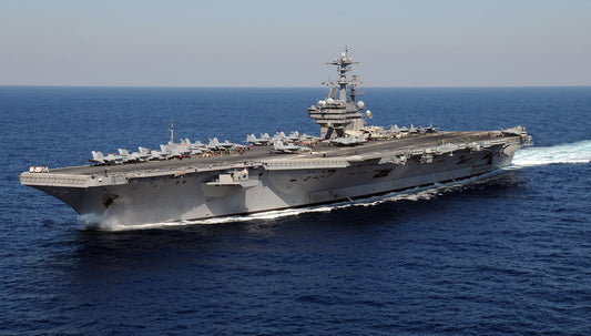 Uss George Hw Bush Naval Ship Glossy Poster Picture Photo Print Banner  Conversationprints