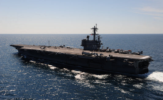 Uss George Hw Bush Navy Ship Glossy Poster Picture Photo Print Banner  Conversationprints