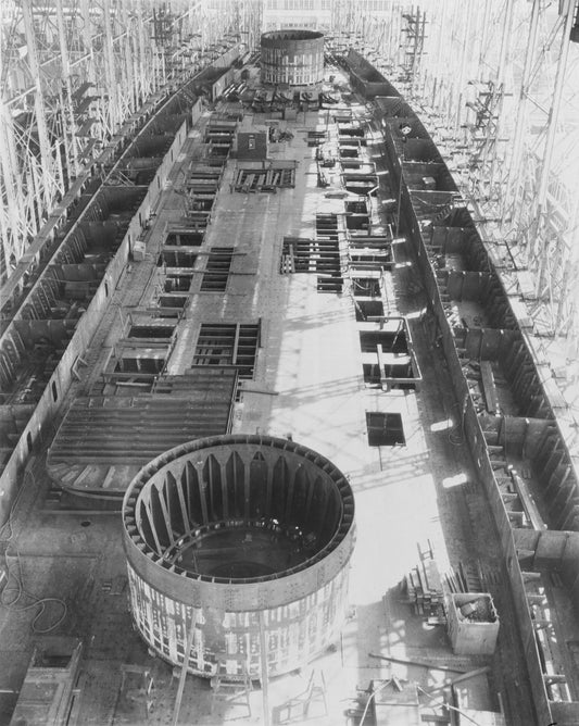 Uss Saratoga Cv-3 Ship Construction Navy Poster Picture Photo Print Banner  Conversationprints