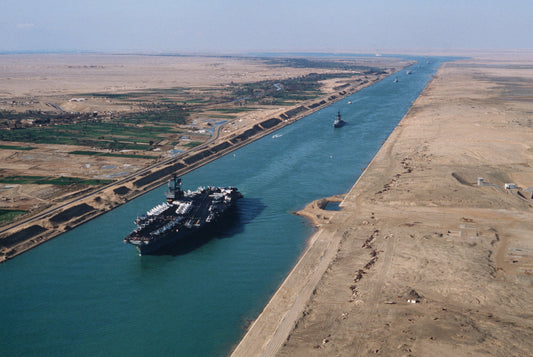 Uss America Cv-66 Suez Canal 1981 Poster Picture Photo Print Banner  Conversationprints
