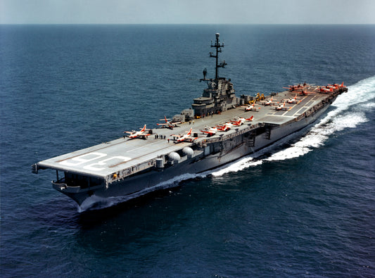 Uss Antietam Cvs-36 Aircraft Carrier Poster Picture Photo Print Banner  Conversationprints