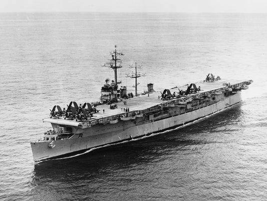 Uss Bataan Ship At Sea 1952 Glossy Poster Picture Photo Print Banner  Conversationprints