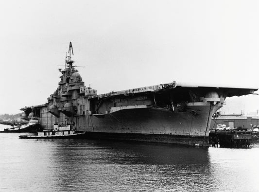 Uss Bunker Hill Cv-17 Tacoma 1973 Glossy Poster Picture Photo Print Banner  Conversationprints